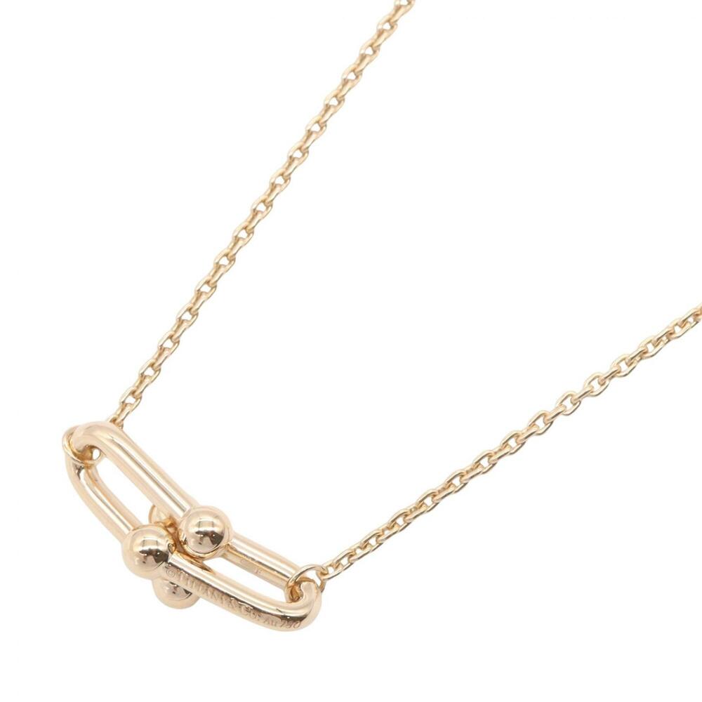 Tiffany & Co. Hard Hardware Double Necklace, 18K Pink Gold (PG), Women's, Ton...
